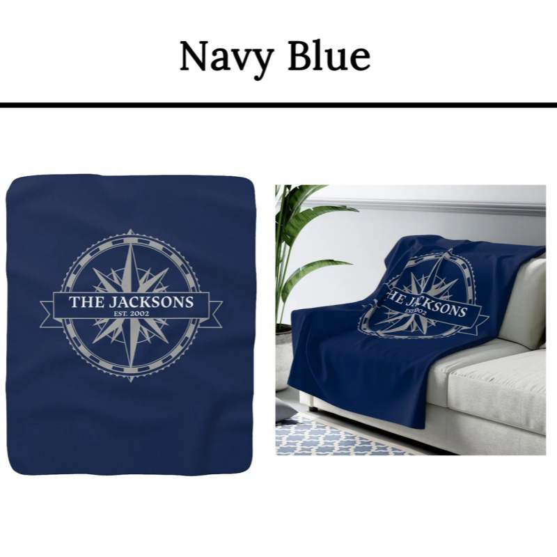 Personalized Boat Blanket